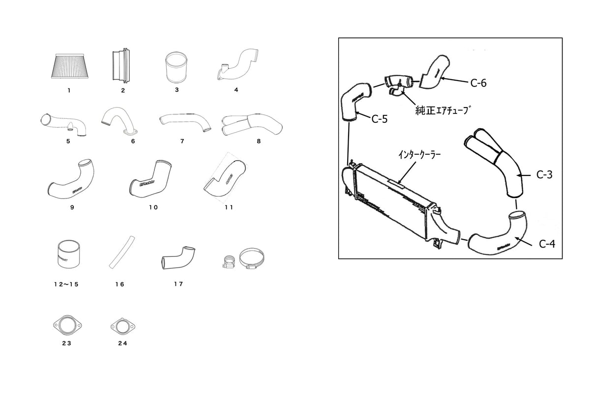 GReddy - Bcnr33/bnr34 Complete Suction Kit Eliminate Airflow Meters - 11920265