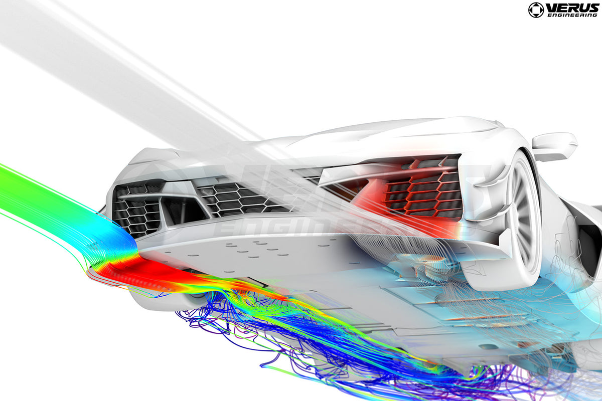 Verus Engineering - Control Arm Guide Strake Kit - Corvette Stingray and Z06 (C8) - A0810A