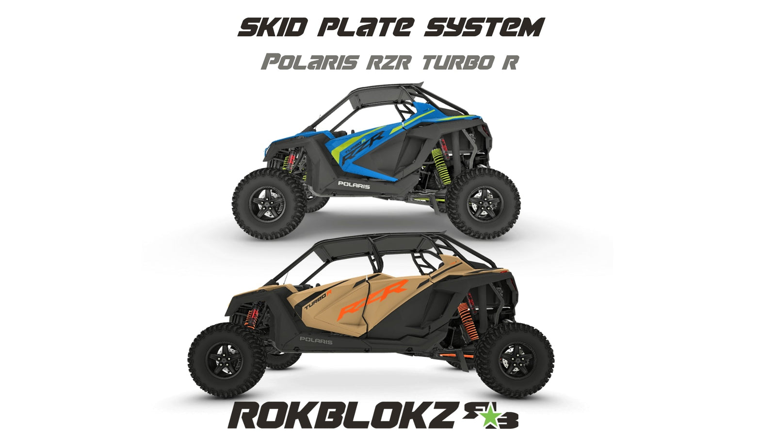 RokBlokz RZR TURBO R 2022+ Ultimate Skid Plate