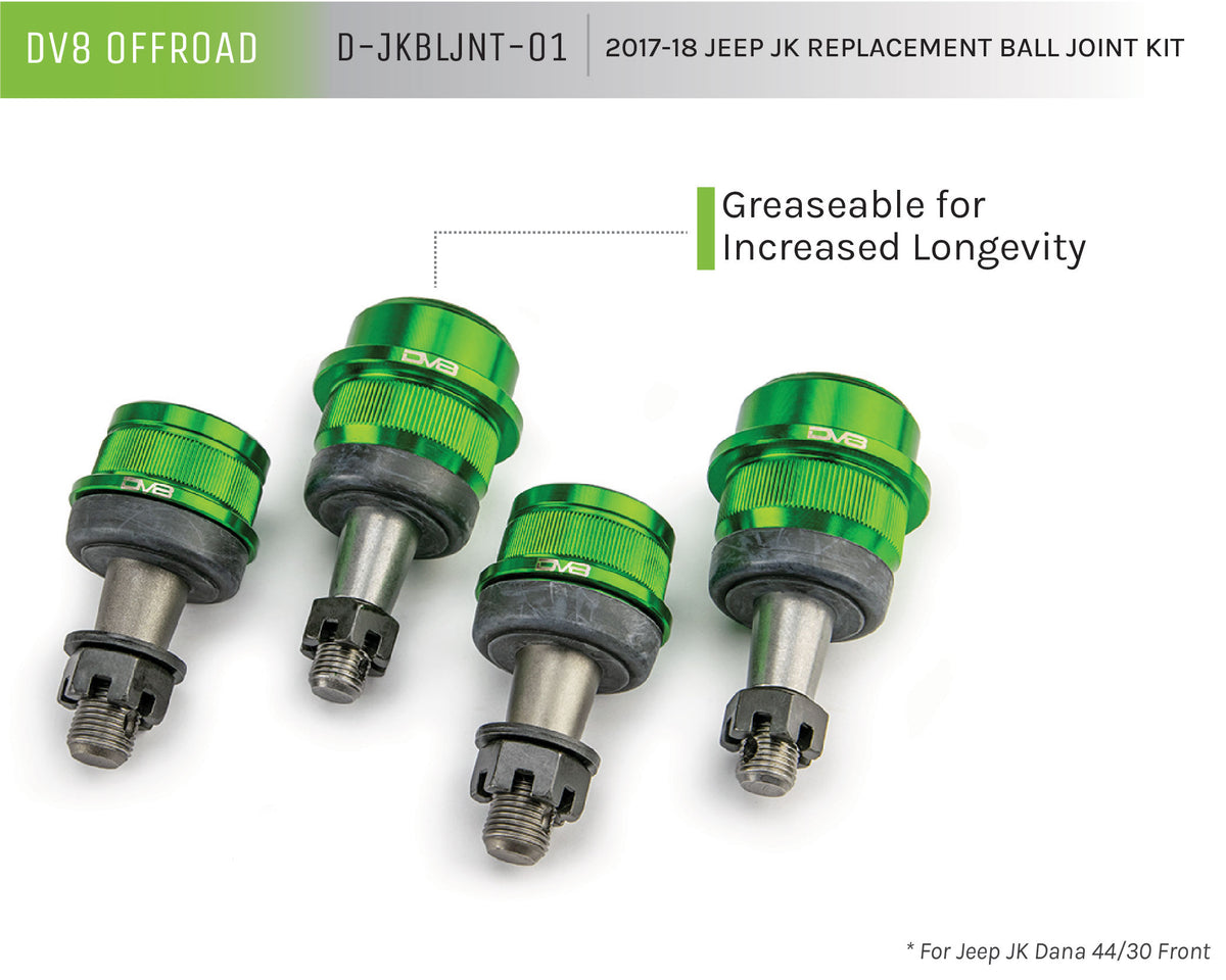 DV8 Offroad - Replacement Ball Joint Kit - D-JKBLJNT-01