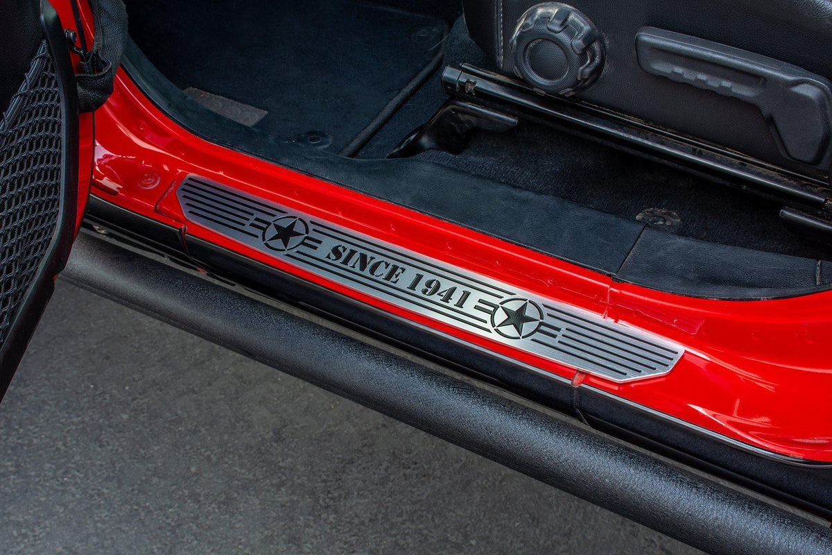 DV8 Offroad - Front Sill Plates with in.Since 1942 in. Logo - D-JL-180014-STR2