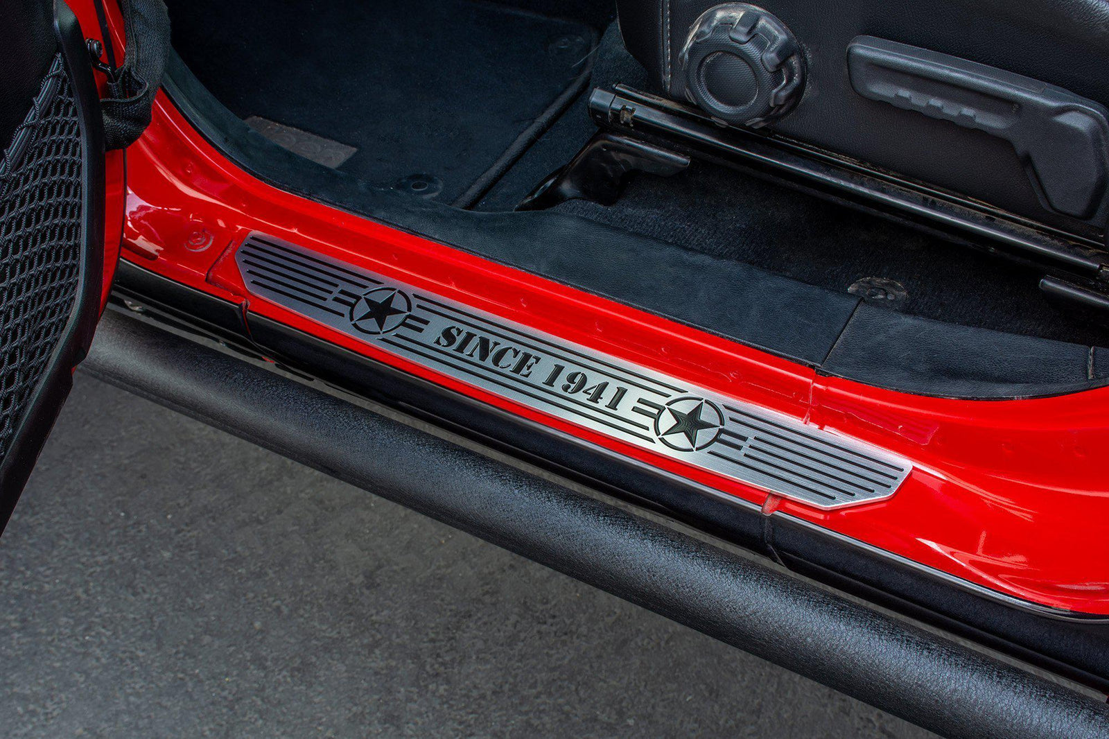 DV8 Offroad - Front Sill Plates with in.Since 1942 in. Logo - D-JL-180014-STR2