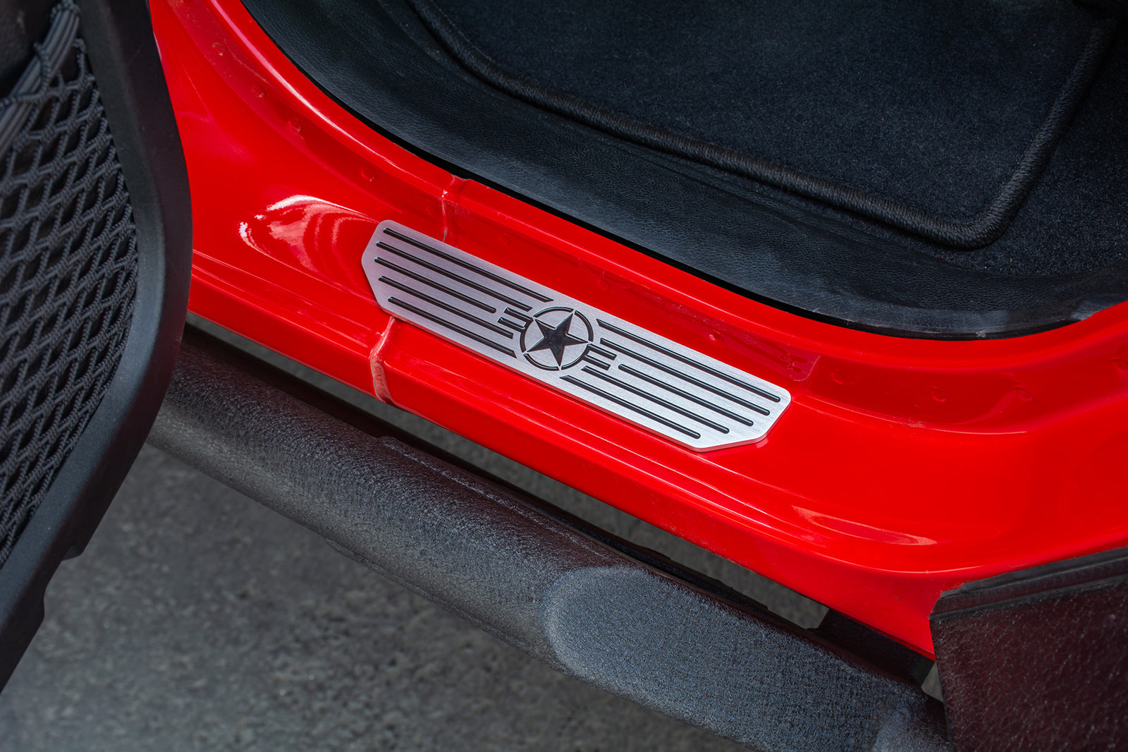 DV8 Offroad - Rear Sill Plates with in.Since 1942 in. Logo - D-JL-180014-STR4