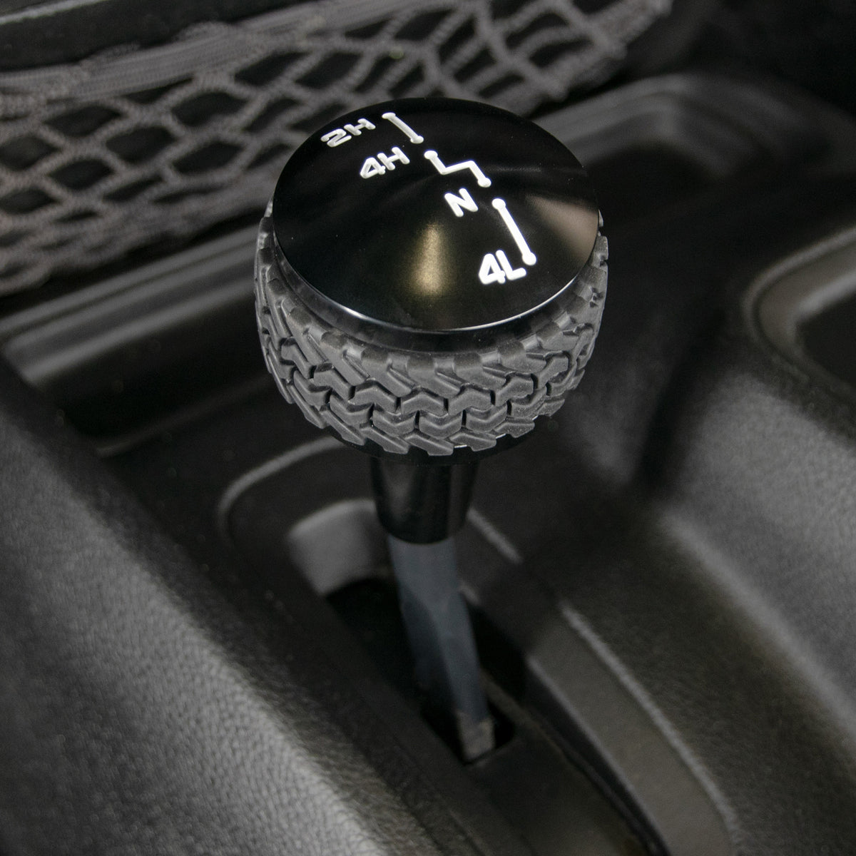 DV8 Offroad - 4WD Shift Knob; Black - D-JP-180011-BK
