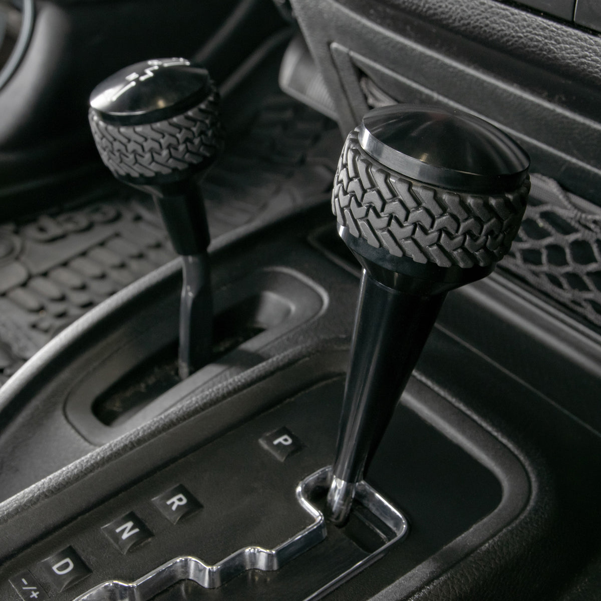 DV8 Offroad - 4WD Shift Knob; Black - D-JP-180011-BK