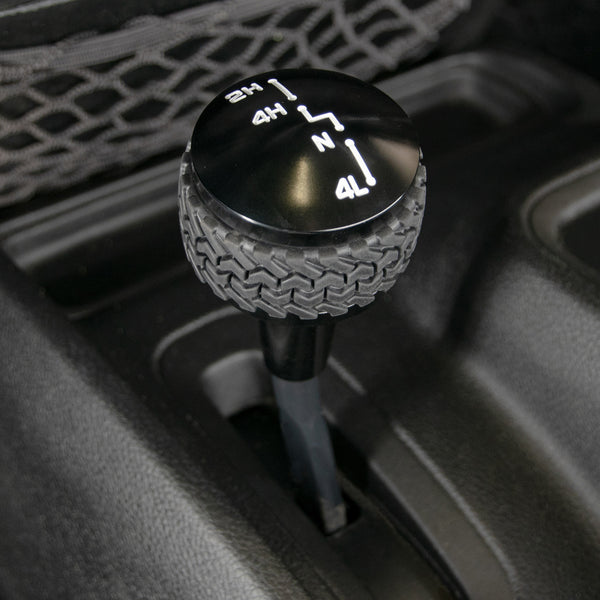 DV8 Offroad - 4WD Shift Knob; Black - D-JP-180011-BK