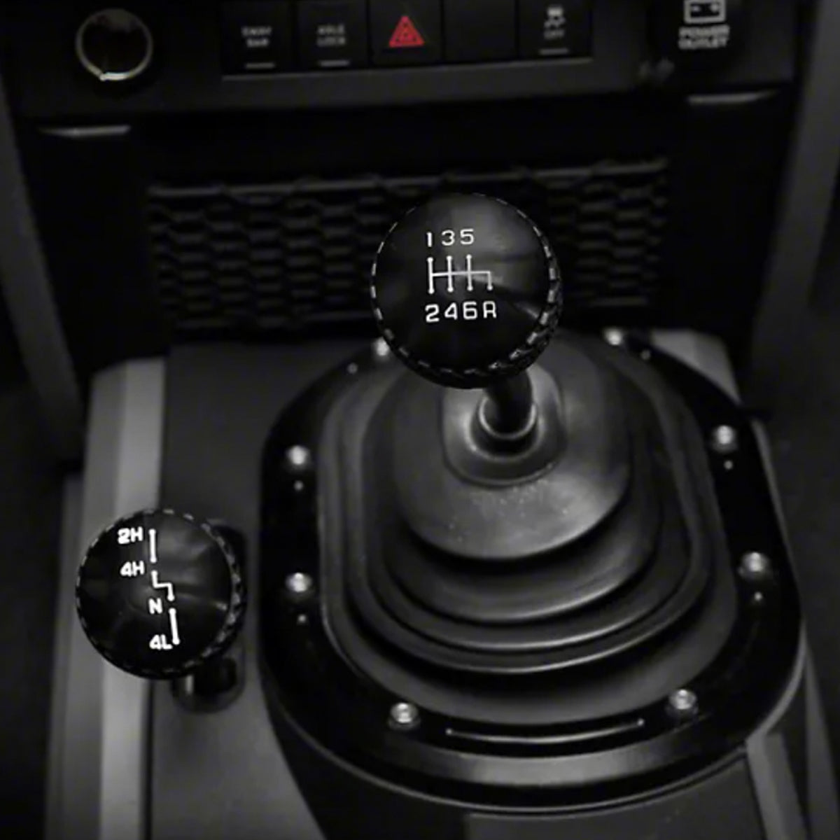 DV8 Offroad - 6-Speed Shift Knob; Black - D-JP-181112-BK