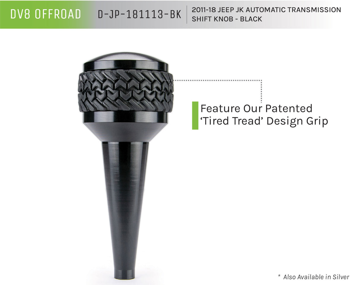 DV8 Offroad - Auto Trans Shift Knob; Black - D-JP-181113-BK