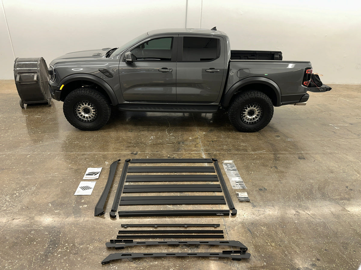 Rival 24-25 Ford Ranger / Ranger Raptor Aluminum Roof Rack - 2M.1802.1MB