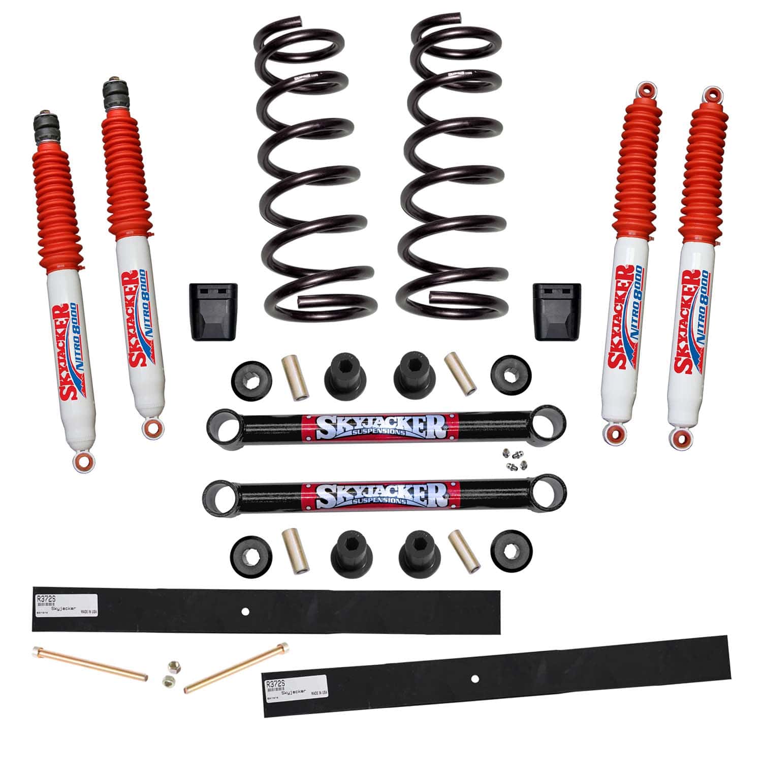 Skyjacker 00-02 Dodge Ram 2500 2.5 In Suspension Lift Kit W/ Adx M2.0 Alum Monotube Shocks