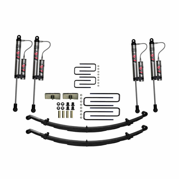 Skyjacker 61-74 Dodge W100 4 In Suspension Lift Kit With Adx M2.0 Aluminum Monotube Shocks - D400AK-XM