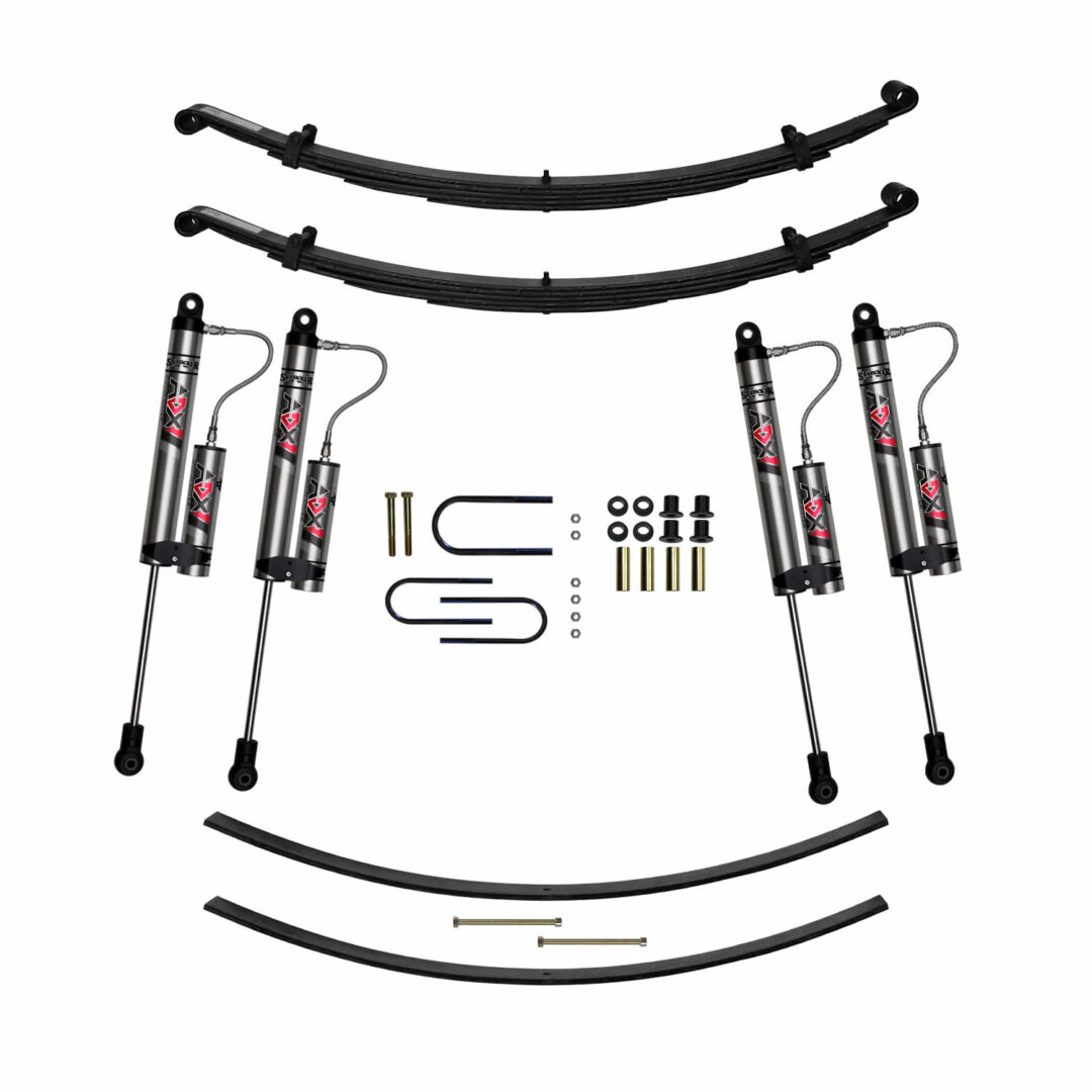 Skyjacker 75-93 Dodge W100 4 In Suspension Lift Kit W/ Adx M2.0 Alum Monotube Shocks - D400BAK-XM
