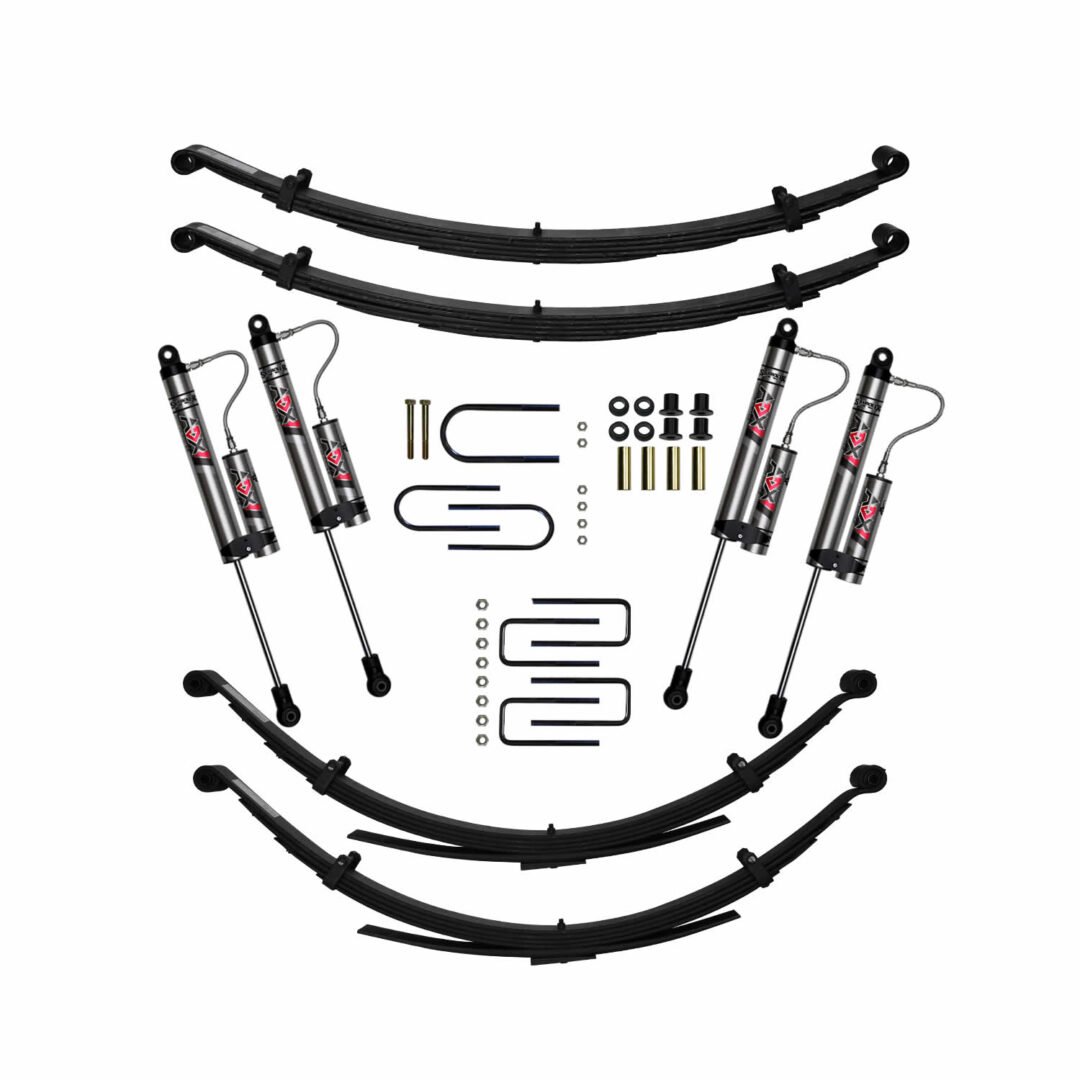 Skyjacker 75-93 Dodge W100 4 In Suspension Lift Kit W/ Adx M2.0 Alum Monotube Shocks - D400BKS-XM