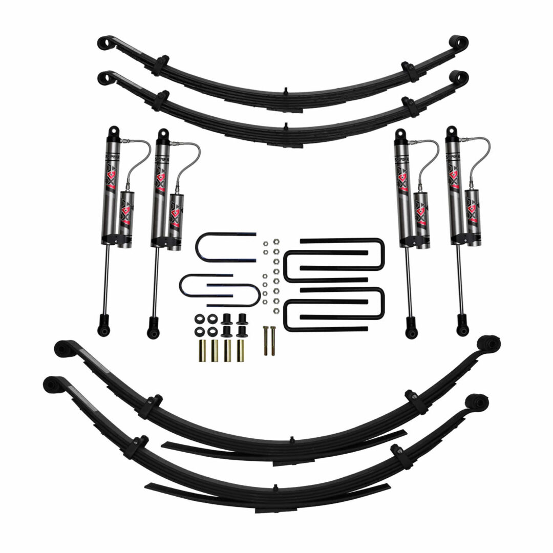 Skyjacker 75-93 Dodge W300 4 In Suspension Lift Kit With Adx M2.0 Aluminum Monotube Shocks - D400CKS-XM