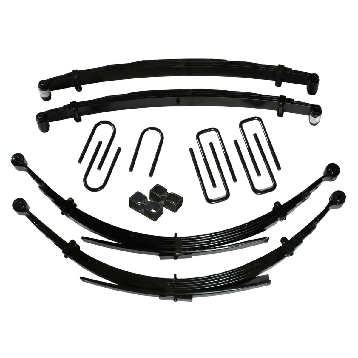 Skyjacker 1992 Dodge W250 Pickup 4WD Diesel 4in. Suspension Lift System q/ Black MAX Shocks - D492CDKS-B