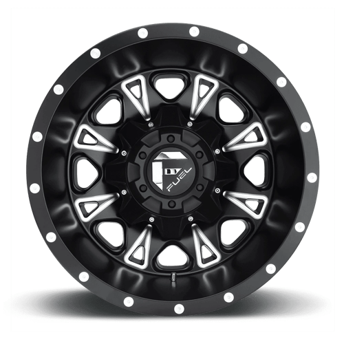 Fuel Off-Road Aluminum Wheels 17X6.5 Throttle D513 Matte Black Milled