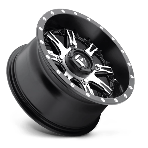 Fuel Off-Road Aluminum Wheels 14X7 Nutz Utv D541 Matte Black Machined