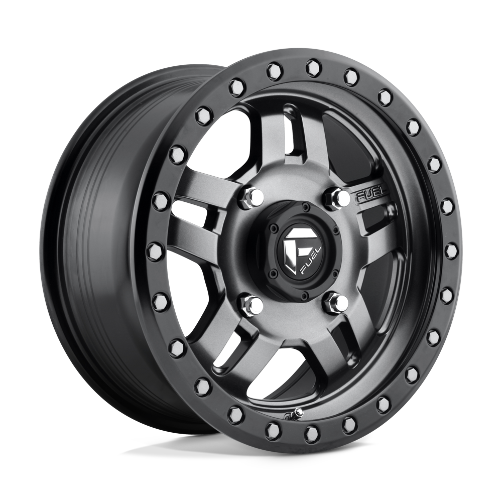 Fuel Off-Road D558 15X7 Matte Gunmetal Black Bead Ring 4x156 +38mm