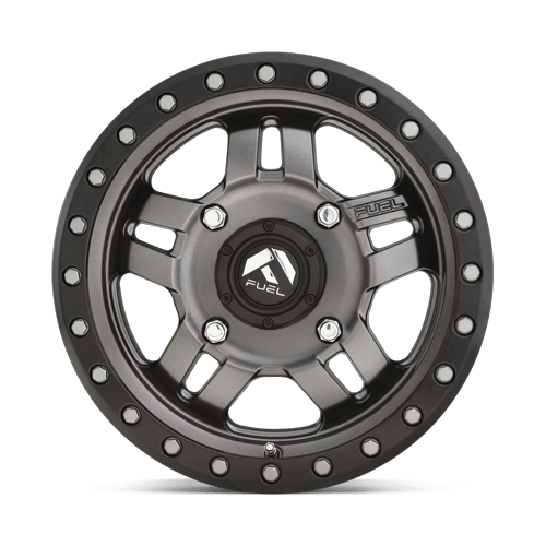 Fuel Off-Road D558 15X7 Matte Gunmetal Black Bead Ring 4x156 +38mm