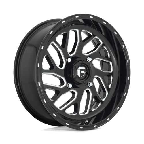 Fuel Off-Road Aluminum Wheels 16X7 Triton Utv D581 Gloss Black Milled