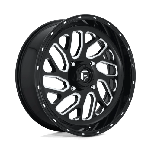 Fuel Off-Road Aluminum Wheels 20X7 Triton Utv D581 Gloss Black Milled