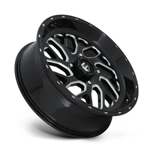 Fuel Off-Road Aluminum Wheels 20X7 Triton Utv D581 Gloss Black Milled