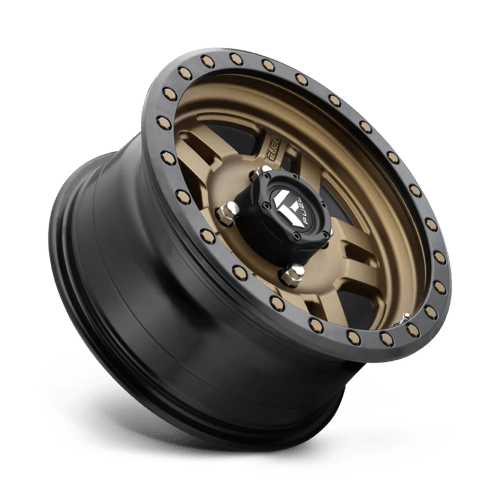 Fuel Off-Road Aluminum Wheels 15X7 Anza Utv D583 Matte Bronze Black Bead Ring