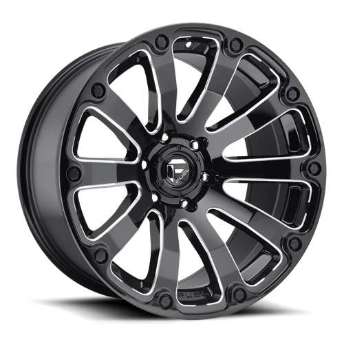 Fuel Off-Road Aluminum Wheels 20X9 Diesel D598 Gloss Black Milled