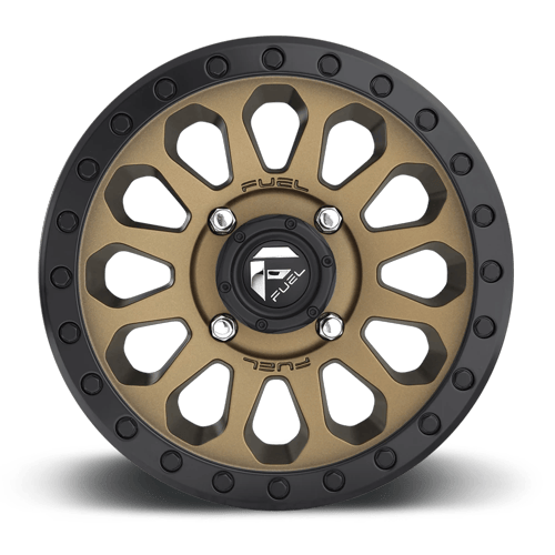 Fuel Off-Road D600 15X7 Matte Bronze Black Bead Ring 4x137 +38mm