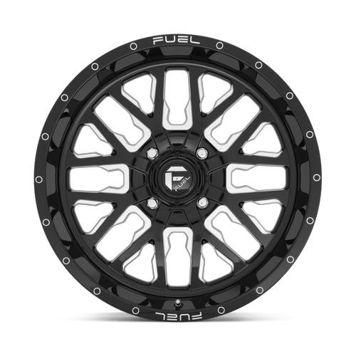 Fuel Off-Road D611 20X7 Gloss Black Milled 4x156 +13mm