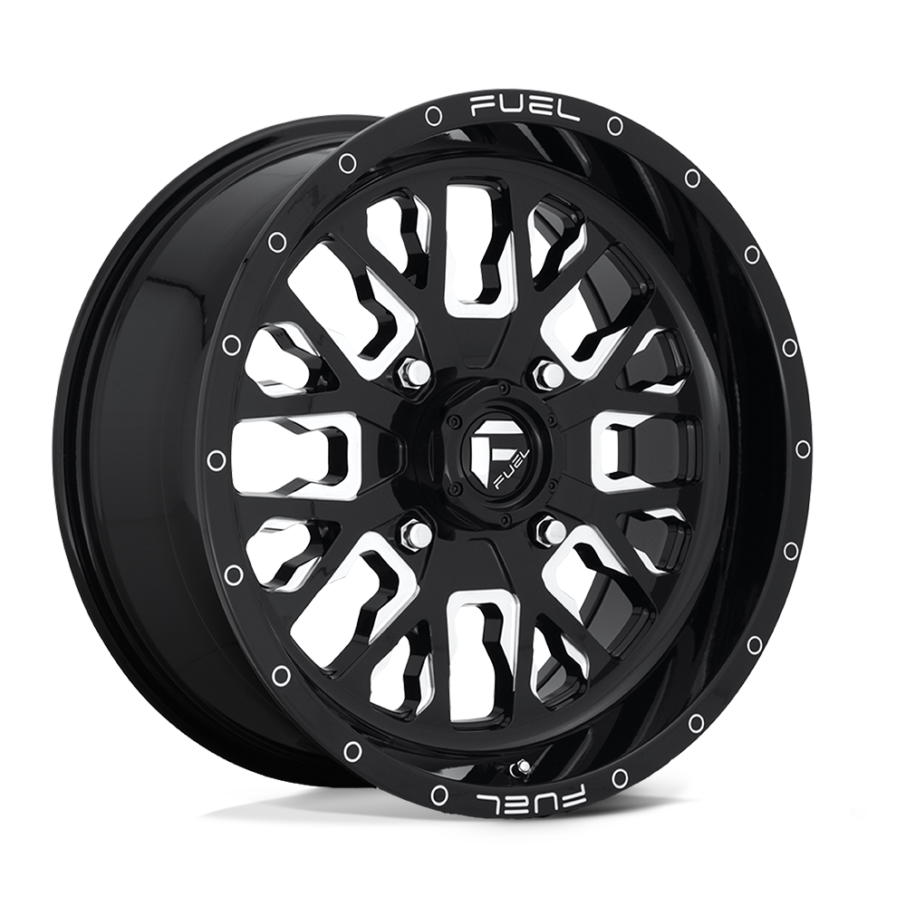 Fuel Off-Road D611 22X7 Gloss Black Milled 4x156 +13mm