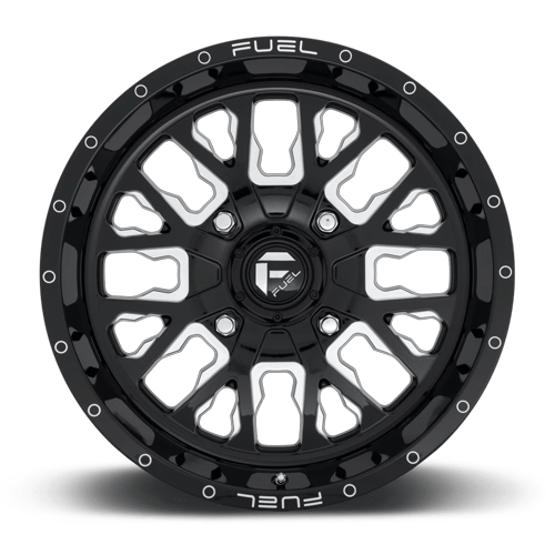 Fuel Off-Road D611 22X7 Gloss Black Milled 4x156 +13mm