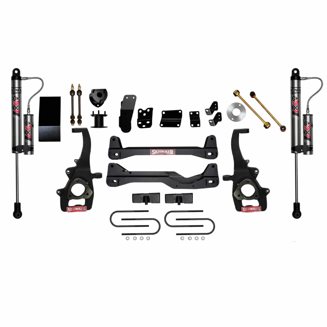 Skyjacker 06-08 Dodge 1500 4 In Suspension Lift Kit With Adx M2.0 Aluminum Monotube Shocks