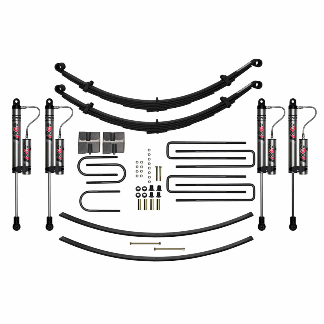 Skyjacker 75-93 Dodge Ramcharger 8 In Susp Lift Kit W/ Adx M2.0 Alum Monotube Shocks - D800BRK-XM