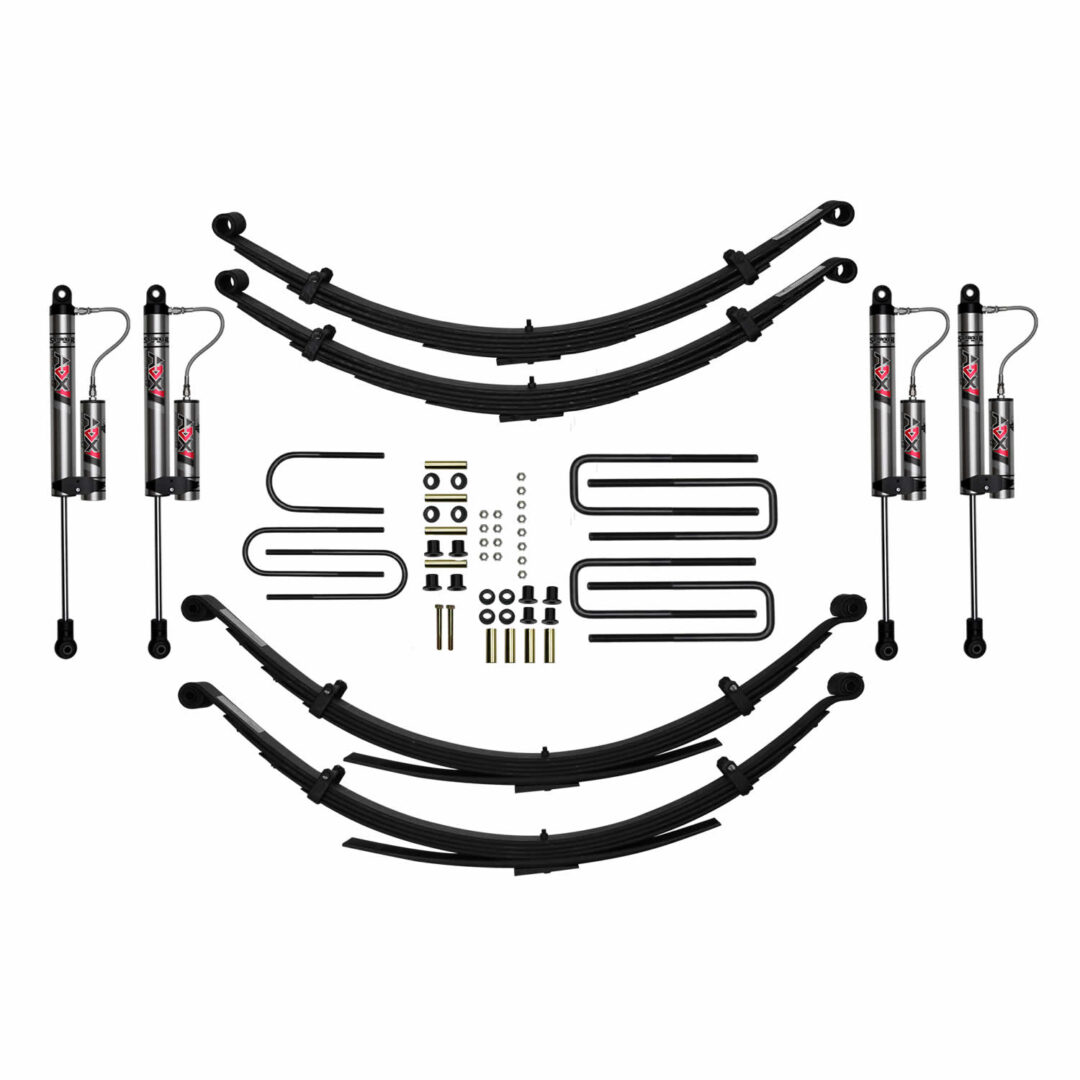 Skyjacker 75-93 Dodge W300 8 In Suspension Lift Kit With Adx M2.0 Aluminum Monotube Shocks - D800CK-XM