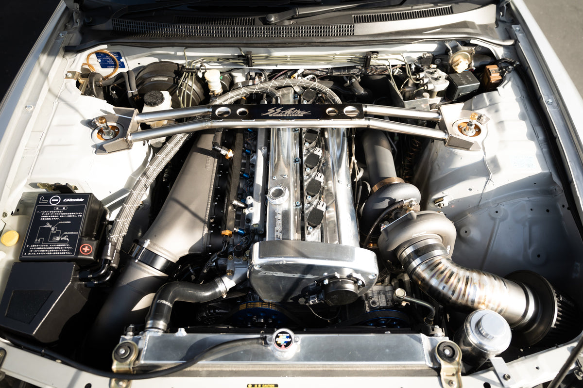 GReddy - Garage Active "SS Active" Titanium Front Tower Bar(s) - (R32/R33/R34) - 44883502