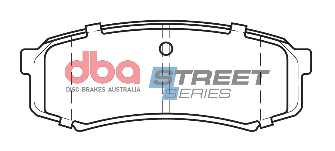 DBA 10-19 Lexus GX460 Street Series Rear Brake Pads - DB1200SS