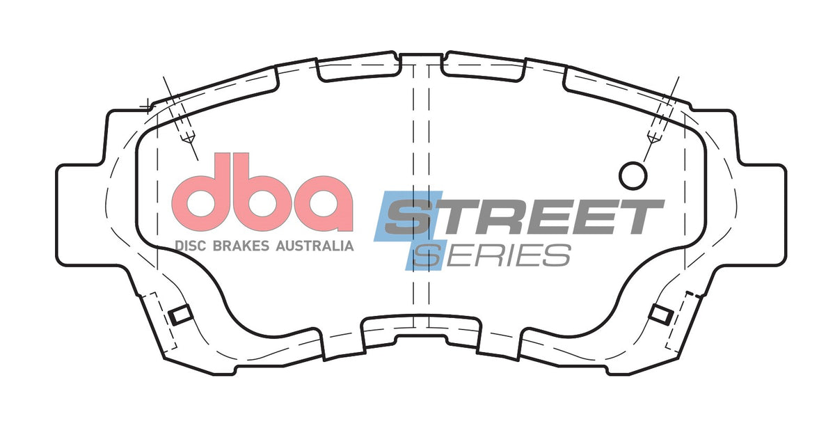DBA 92-96 Lexus ES300 Street Series Front Brake Pads - DB1209SS