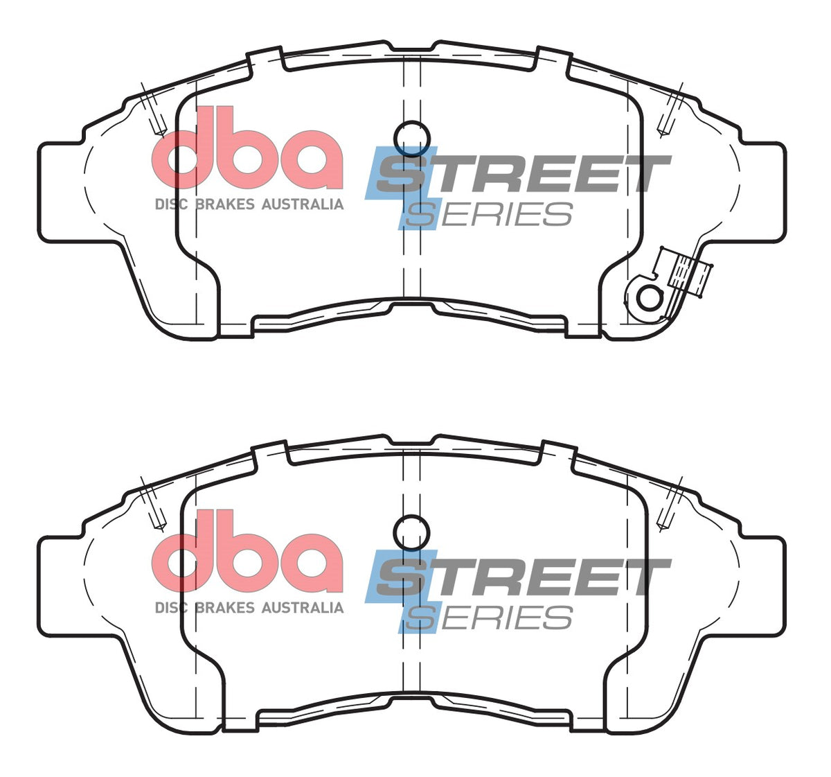 DBA 93-97 Geo Prism Street Series Front Brake Pads - DB1267SS