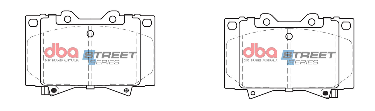 DBA 98-07 Lexus LX470 Front Street Series Brake Pads - DB1365SS