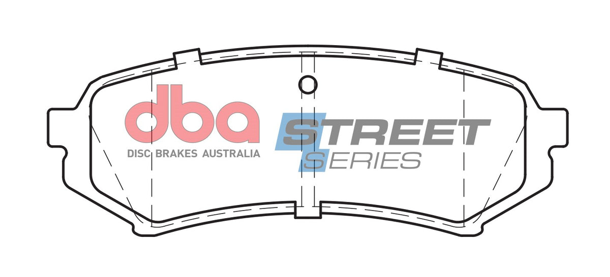 DBA 98-07 Lexus LX470 Rear Street Series Brake Pads - DB1383SS