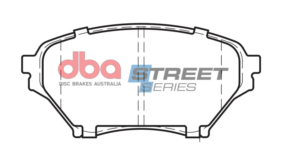 DBA 01-05 Mazda Miata (w/Sport / Hard Susp) Front Street Series Brake Pads - DB1386SS