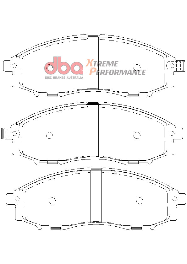 DBA 00-04 Nissan Xterra XP650 Front Brake Pads - DB1439XP