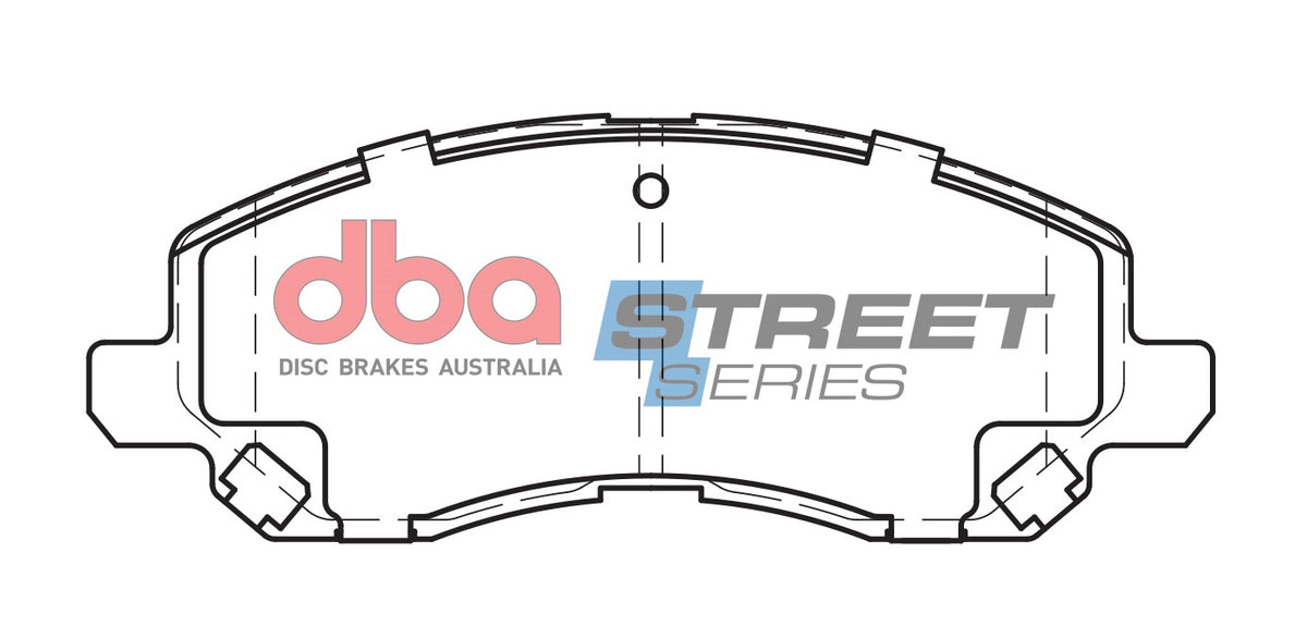 DBA 11-14 Chrysler 200 (295mm Front Rotor) Street Series Front Brake Pads - DB1441SS