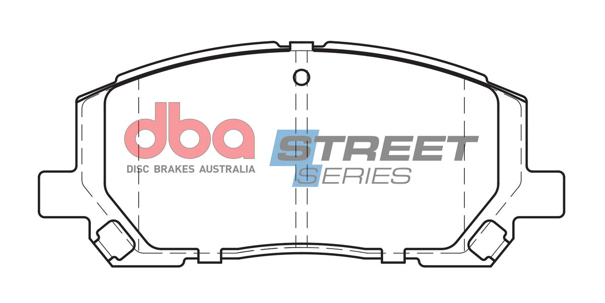 DBA 01-07 Toyota Highlander (Excl Hybrid) Street Series Front Brake Pads - DB1488SS