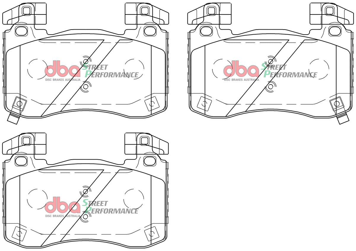 DBA 2018+ Kia Stinger V6 Twin Turbo SP Performance Front Brake Pads - DB15003SP