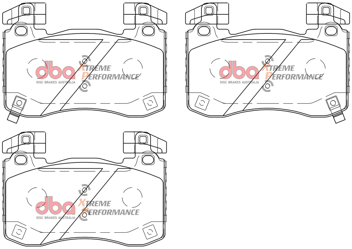 DBA 2018+ Kia Stinger V6 Twin Turbo XP Performance Front Brake Pads - DB15003XP