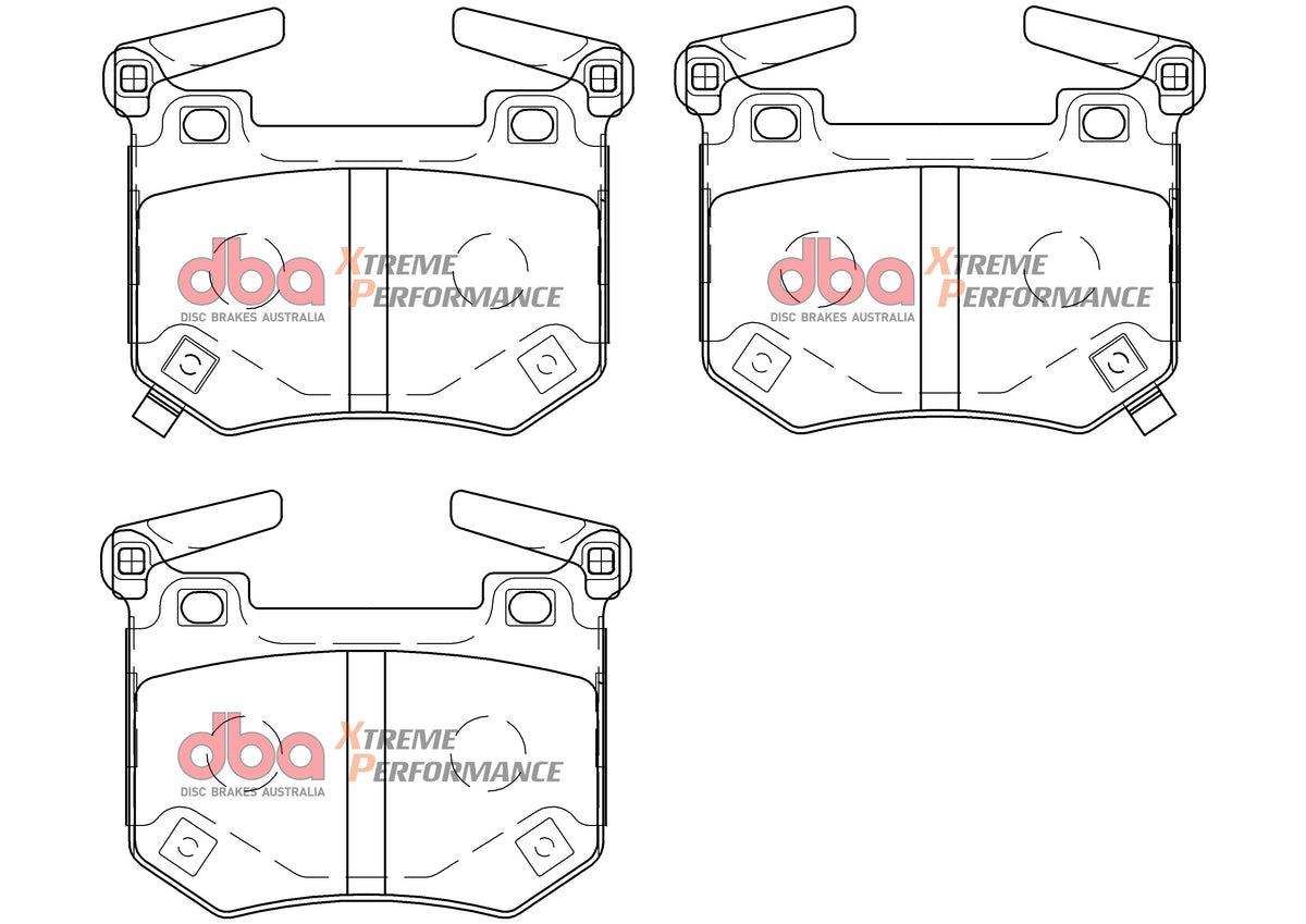 DBA 2018+ Kia Stinger V6 Twin Turbo XP Performance Rear Brake Pads - DB15004XP