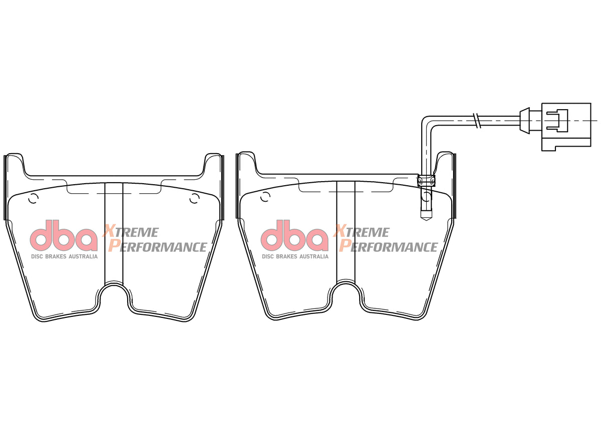 DBA 08-19 Audi R8 (w/Iron Rotors) XP Performance Front Brake Pads - DB15005XP