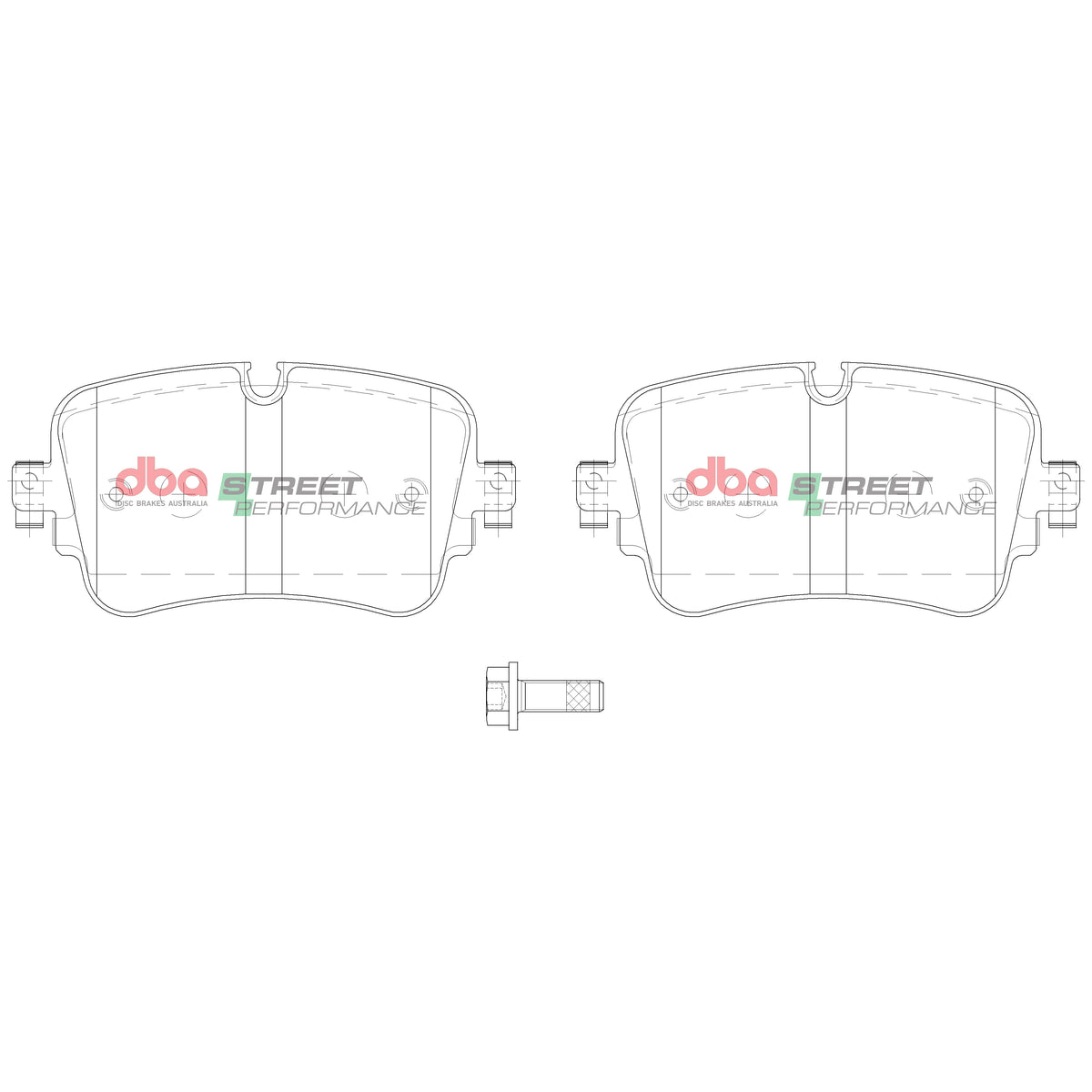 DBA 19-21 Audi A8 Quattro Rear SP Performance Brake Pads - DB15031SP